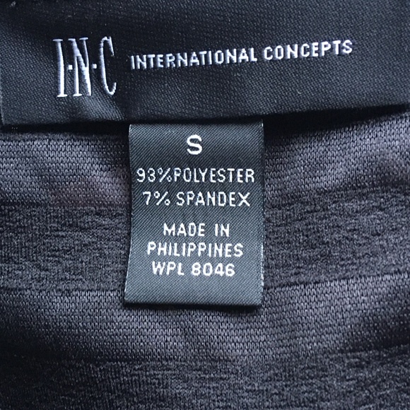 INC Black Racerback Ruffle Tank - Picture 6 of 6